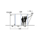 Busvorzelt Newburg 240 AIR - Aufblasbares Vorzelt Drive Away Camping Luftvorzelt