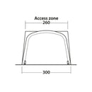 Busvorzelt Newburg 240 AIR - Aufblasbares Vorzelt Drive Away Camping Luftvorzelt