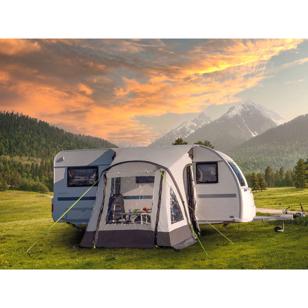 Vorzelt One Beam Air 325x250cm Luftvorzelt Reisevorzelt für Wohnwagen, Wohnmobil