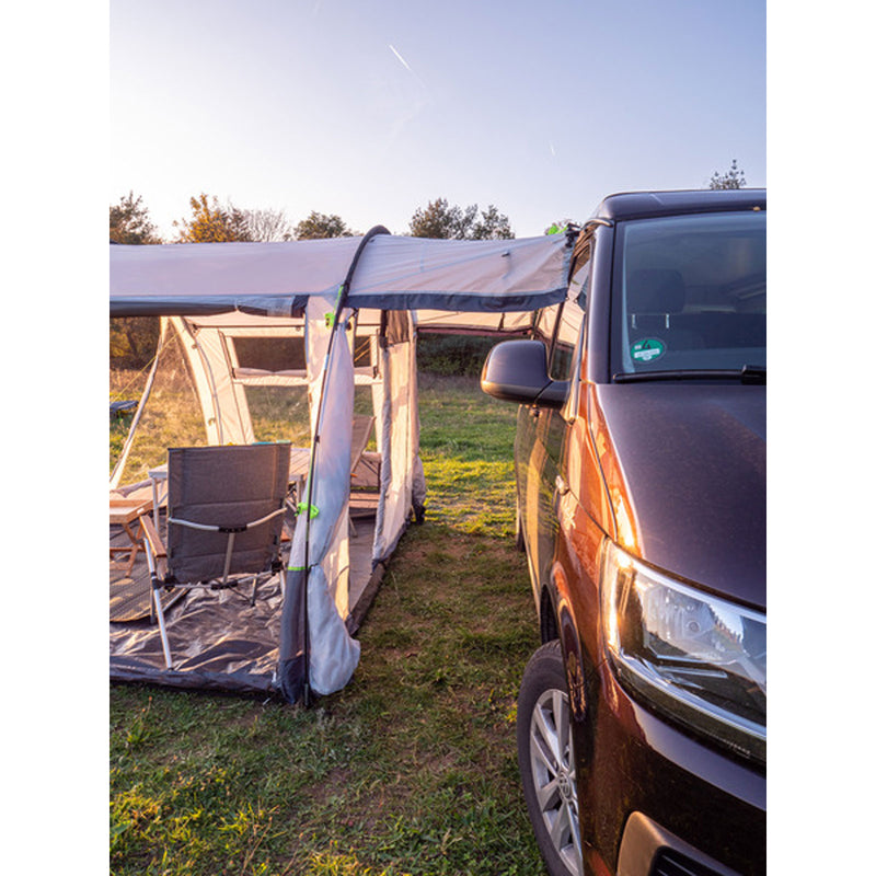 Busvorzelt Tour Easy 4, 1-Tunnel-Vorzelt für Campingbus mit Schleuse 300x270cm