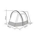 Busvorzelt Tour Easy 4, 1-Tunnel-Vorzelt für Campingbus mit Schleuse 300x270cm