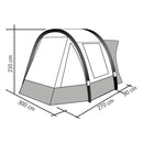 Busvorzelt TOUR EASY AIR - Vorzelt, Luftzelt für Campingbusse, 300x270 cm