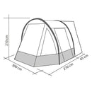 Buszelt TOUR EASY YOUNG 2, Fiberglasgestänge - Vorzelt für Camper, Bus, Van