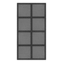 Vorzeltboden 8er Set Vorzelt Bodenplatten aus EVA 60x60cm Puzzlematte Schwarz