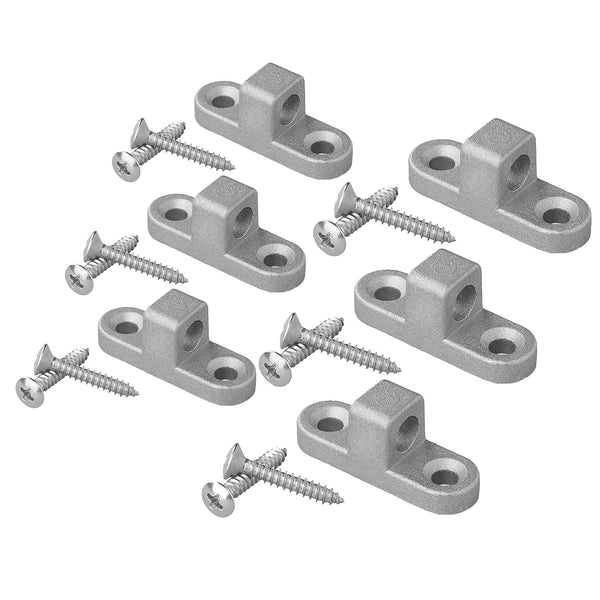 Vorzeltöse senkrecht Metall 6 Stück Wandöse Befestigungsöse Wohnwagen, Wohnmobil