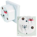 Multi Aussensteckdose | versch. Farben |  240V | 12V | Antenne | Satellit | IP44