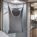 2er Set Faltbarer Wäschekorb 65 x 80 cm – Wäschesack mit Tür- & Klebehaken