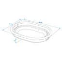 Faltbarer Wäschekorb 17 Liter platzsparender Wäschesammler für Camping Wohnwagen