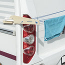 Wäscheleinen Set horizontale Rangiergriffe 3-tlg. Wohnwagen Wäscheleinenhalter