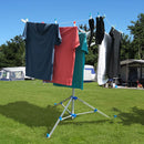 Camping Wäschespinne 13 Meter Leine Höhe 140 cm Tragetasche Wäschereck Komfort