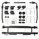 Deichsel Fahrradträger Wohnwagen 2 Fahrräder belastbar bis 40kg klappbar Schwarz