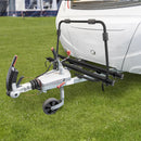 Deichsel Fahrradträger Wohnwagen 2 Fahrräder belastbar bis 40kg klappbar Schwarz