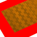 ProPlus ECE 70 Markierung, B/L 19,6x56,7 cm, orange/rot