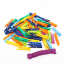 Camping Wäscheleine Set 60 Klammern 5 Meter Leine in Transportbeutel