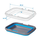 Faltbare Waschschüssel 16 Liter Spülschüssel Camping Faltschüssel Silikon Spüle