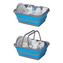 Faltbare Waschschüssel 16 Liter Spülschüssel Camping Faltschüssel Silikon Spüle