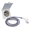 Set Wassersteckdose mit Handdusche inkl. 2 m Schlauch - Weiß