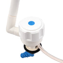 12V Wasserhahn Windsor weiß, Kunststoff, Bauhöhe: 135 mm, 90 g & Tauchpumpe