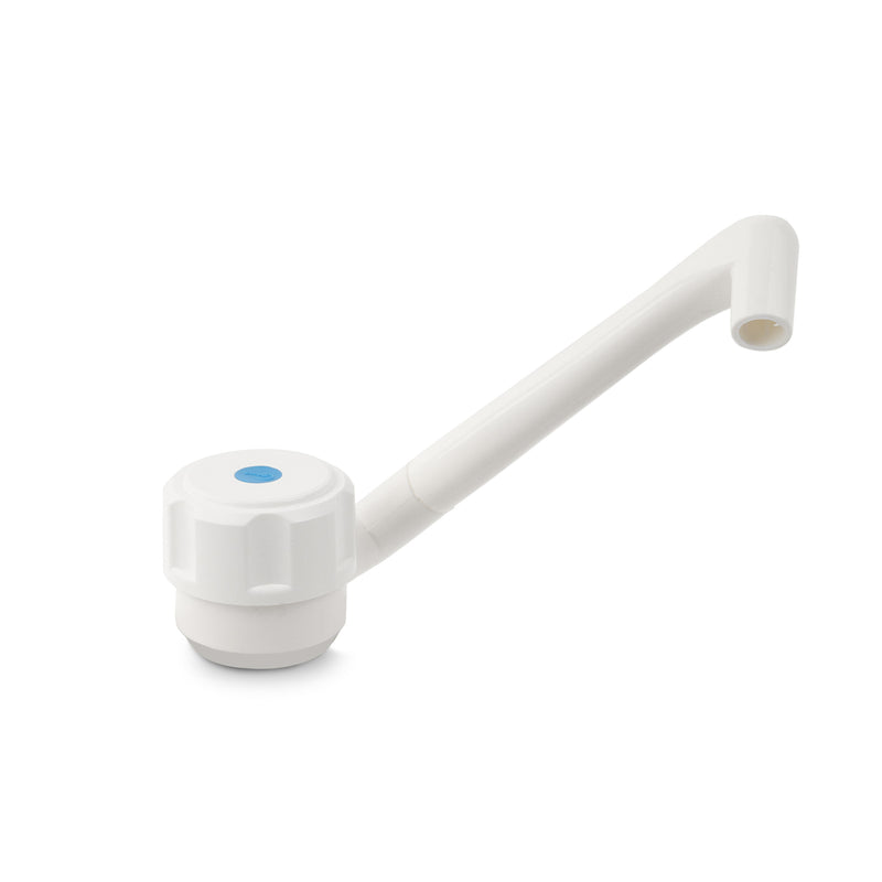 12V Wasserhahn Windsor weiß, Kunststoff, Bauhöhe: 135 mm, 90 g & Tauchpumpe