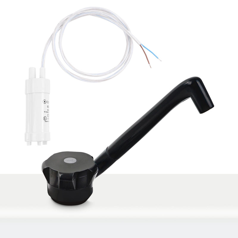 12V Wasserhahn Windsor schwarz im Set mit