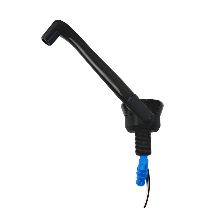 12V Wasserhahn Novo schwarz im Set mit 12 Volt Tauchpumpe
