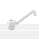 Eckwaschbecken groß im Komplettpaket, 58 x 54 x 9 cm, weiß