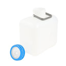 Weithalskanister 10 Liter weiß Bügelgriff Stopfen DIN 96 + Schraubdeckel