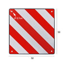 Warntafel zum wenden für Italien/Spanien Aluminium