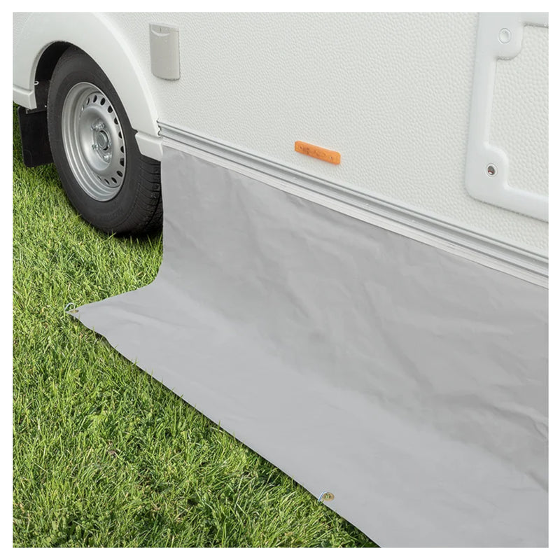 6x Wamovo Windblende Unterbodenschutz Unterboden Bereifungsschutz PVC 50cm Höhe