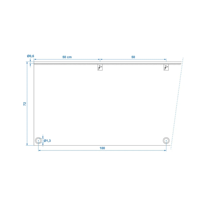 Wamovo Windblende Unterbodenschutz 1 - 10m PVC Unterboden & Bereifungsschutz