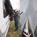 Wohnwagen Schutzhülle Breite 250 cm - div. Größen - SFS Gewebe 160g/m2, 3-lagig Abdeckplane