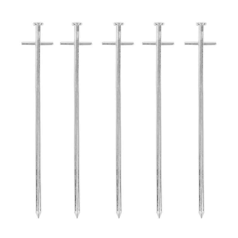 Zeltheringe 50er Set für harte Böden, 23 cm, Stahl
