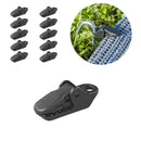 Teppichclips 10er Set für Vorzeltteppich - Outdoor Camping Clips - Planenhalter
