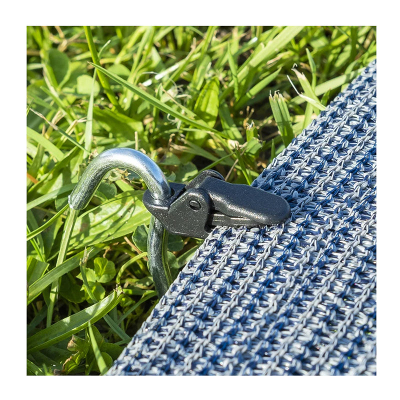 Teppichclips 10er Set für Vorzeltteppich - Outdoor Camping Clips - Planenhalter