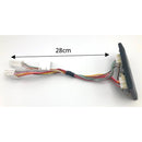 Zentralelektrik mit Wassersensor, PDU Stromversorgungseinheit und Kabelbaumsatz