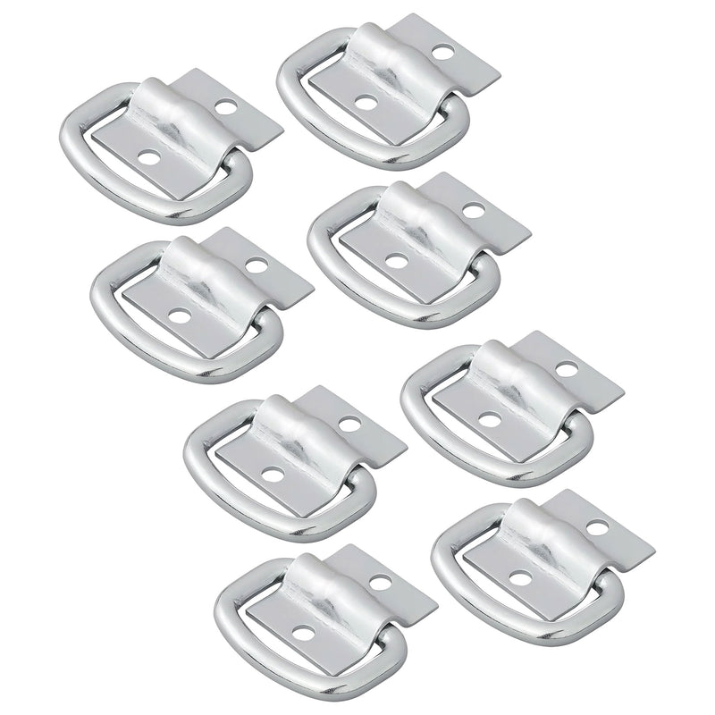 8er Set Zurrmulde 2-teilig 42 x 36mm Bruchlast 1065kg verzinkt 56 x 37mm Ringöse