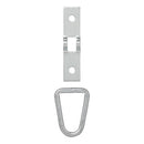 4x Zurrmulde 2-teilig 72 x 16 mm Bruchlast 450 kg verzinkt 47 x 34 mm Ringöse – APT