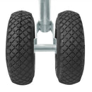 Zwillingsstützrad 300Kg 48mm PU-Rad Doppel Stützrad inkl. Stahl Klemmschelle – APT