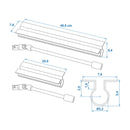 Wohnwagen Eckstütze Komfort-Kit Universelle Ausdrehstütze Caravan Komfort Kit